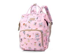 Mochila De Maternidade Hibbent 38x18x26cm (rosa)