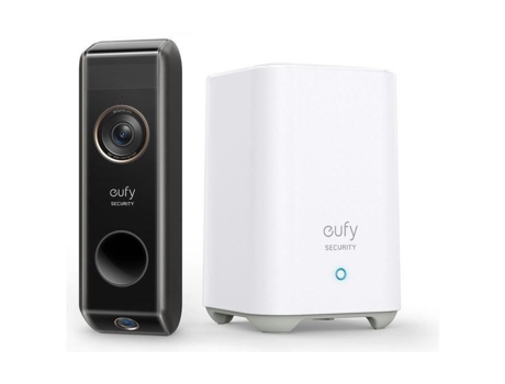 Campainha De Vídeo Eufy S330 Câmera Dupla 2k Hdr Detecção Avançada De Movimento