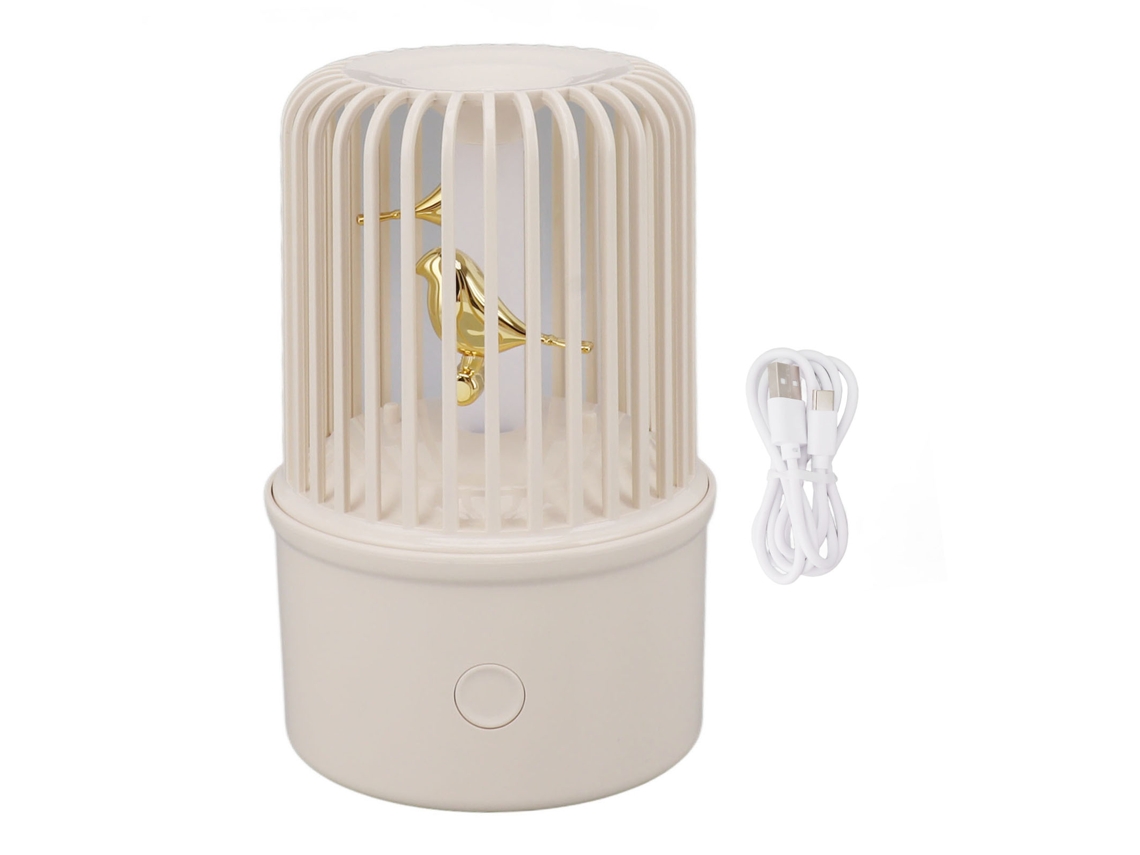 Umidificador Usb EOOCOO com gaiola de pássaros e ruído branco
