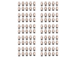 Pc4-m10 Male Straight Pneumatic Pefe Tube Push For E3d-v6 Fitting Connector Bowden Extruder 3d Printer (pack Of 100pcs)