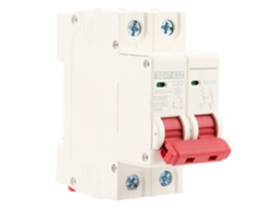 Interruptor de Circuito Mini Mcb 2p Cc 500v 20a Dz47 63z Seguro