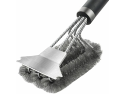 Escova de Limpeza para Grelha, com Raspador AQUAFORGE