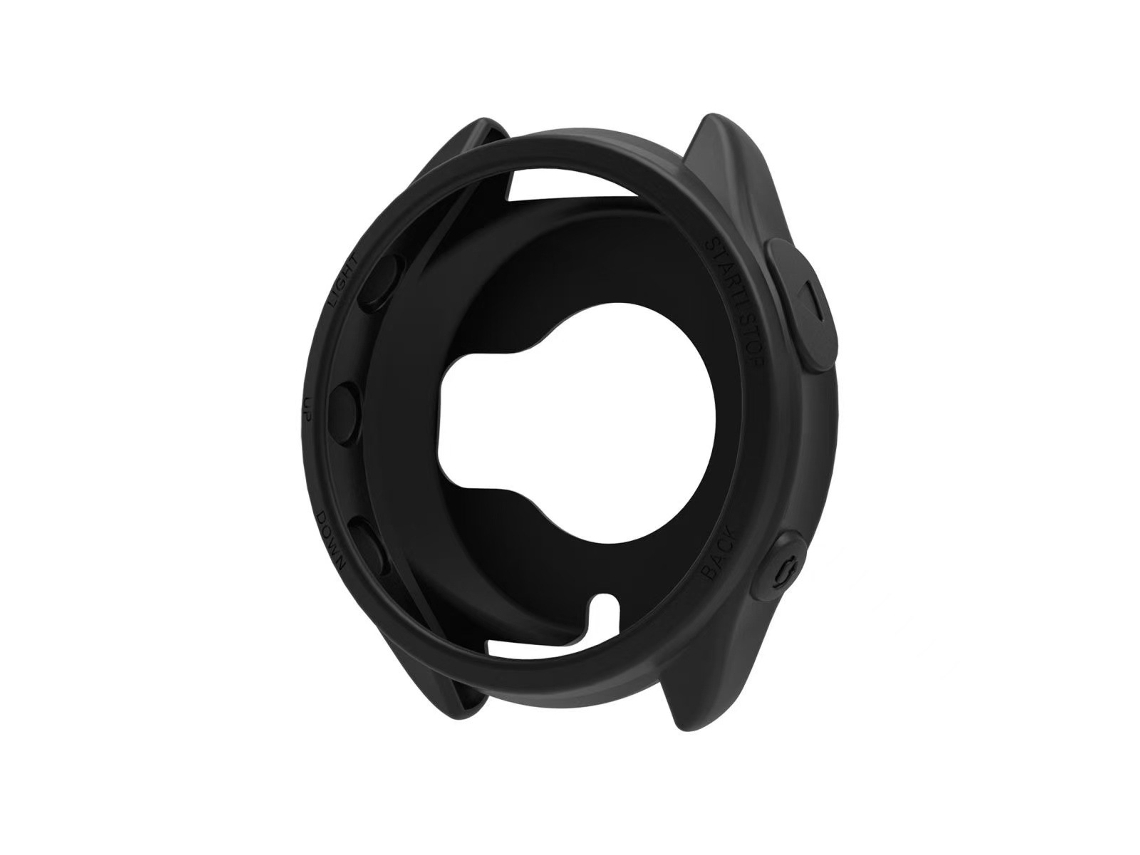 Capa Protetora Para Smartwatch Garmin Forerunner 965, Com Proteção Antirriscos.em Silicone Leve E Resistente A Impactos Preto Hexinyigjly