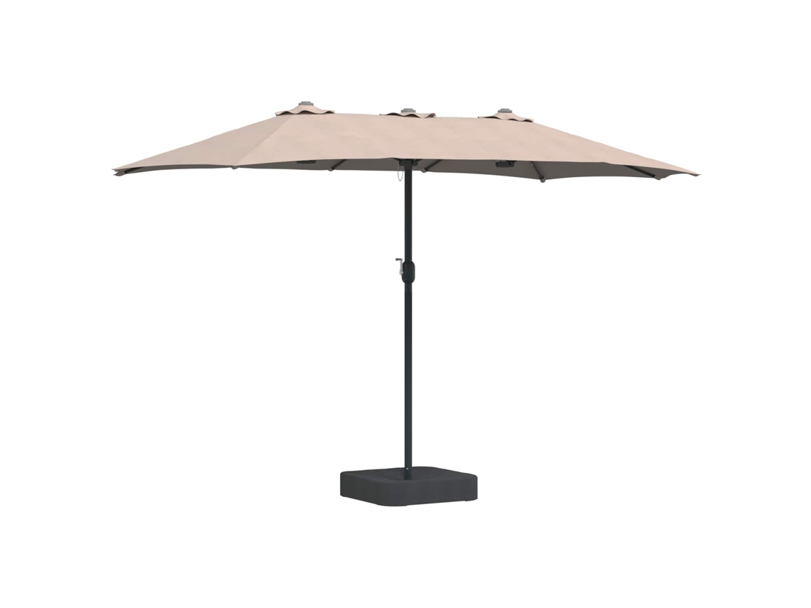 Protetor Solar de Jardim Cinzento Acastanhado Poliéster 385x209x244 cm MAISON EXCLUSIVE