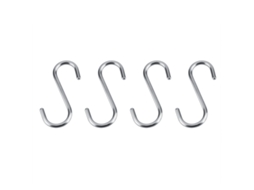 Ganchos em Aço Inoxidável Heavy Duty 4pcs S/MARCA