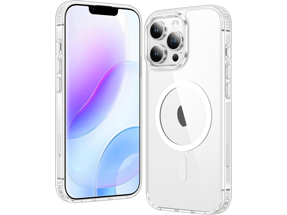 Camada magnética transparente para iPhone 12 Pro Max, resistente e protetora AEUZWR