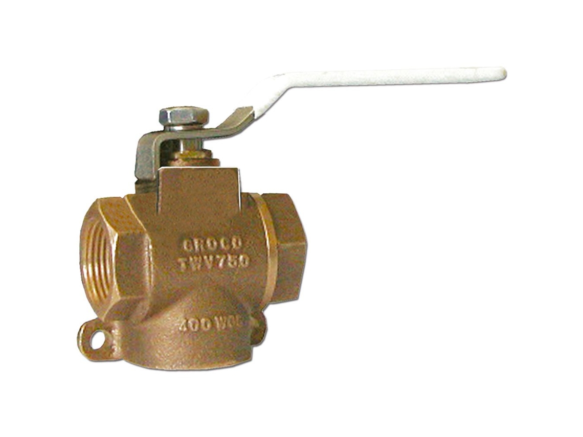 Válvula 3-Way Dourado 1/2´´GROCO
