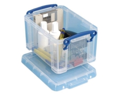 Caixa REALLY USEFUL BOXES 1.6C (Transparente - 13.5x19.5cm - Retangular - 1.6L)