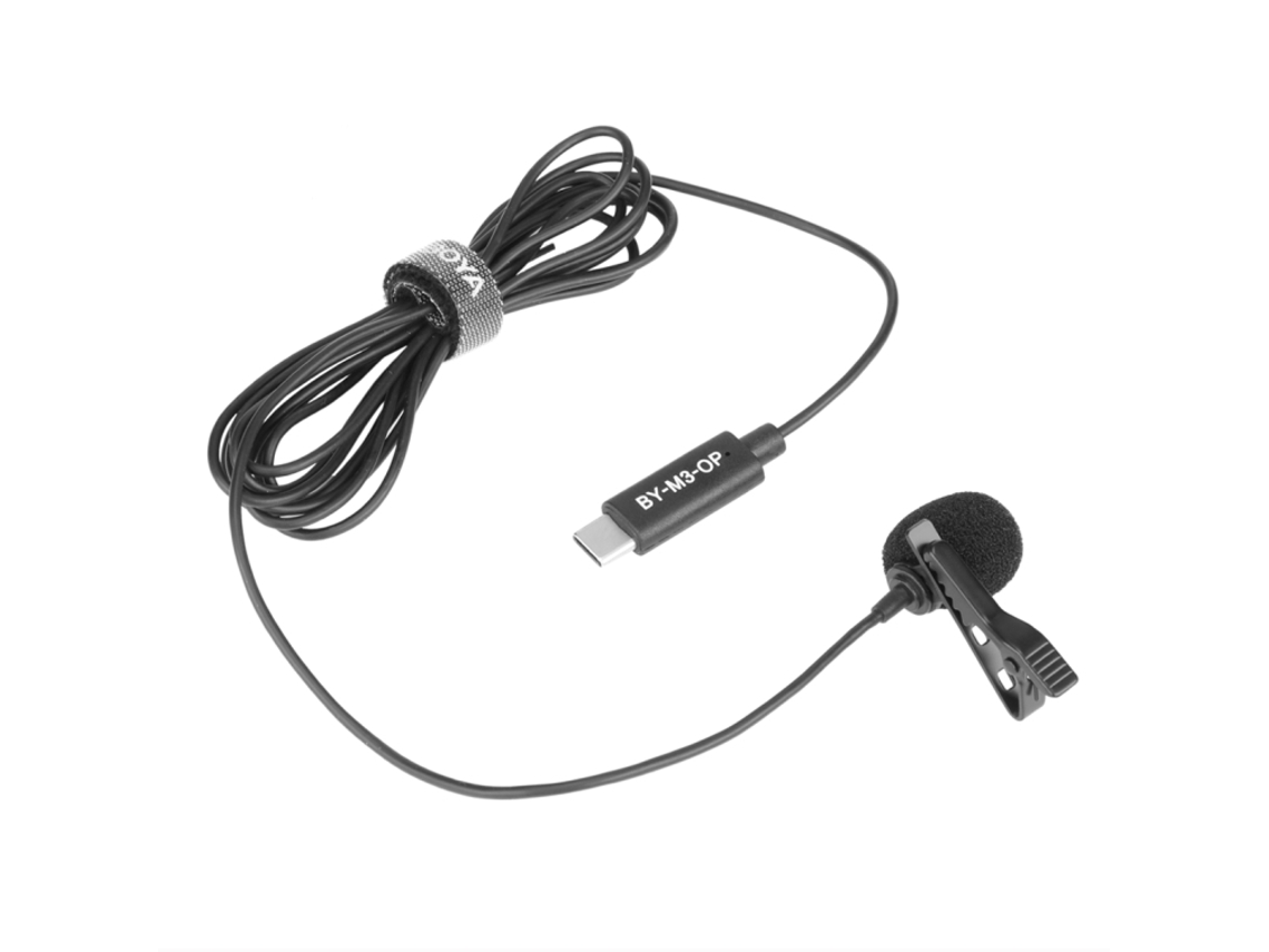 Boya By M3 Op Para Microfone De Lapela Digital Bolso Dji Osmo Aquaforge (preto)