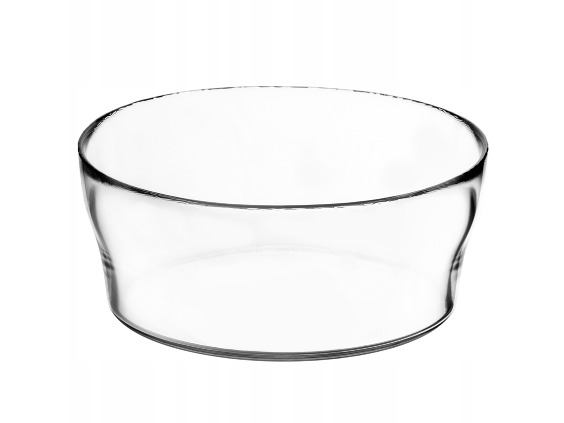 Saladeira de vidro para aperitivos, salada, frutas, 7 polegadas, tigela grande Kadax