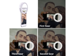 Luz Anel Led para Selfie Luz de Preenchimento para Celular Fotografia Estúdio 5600k