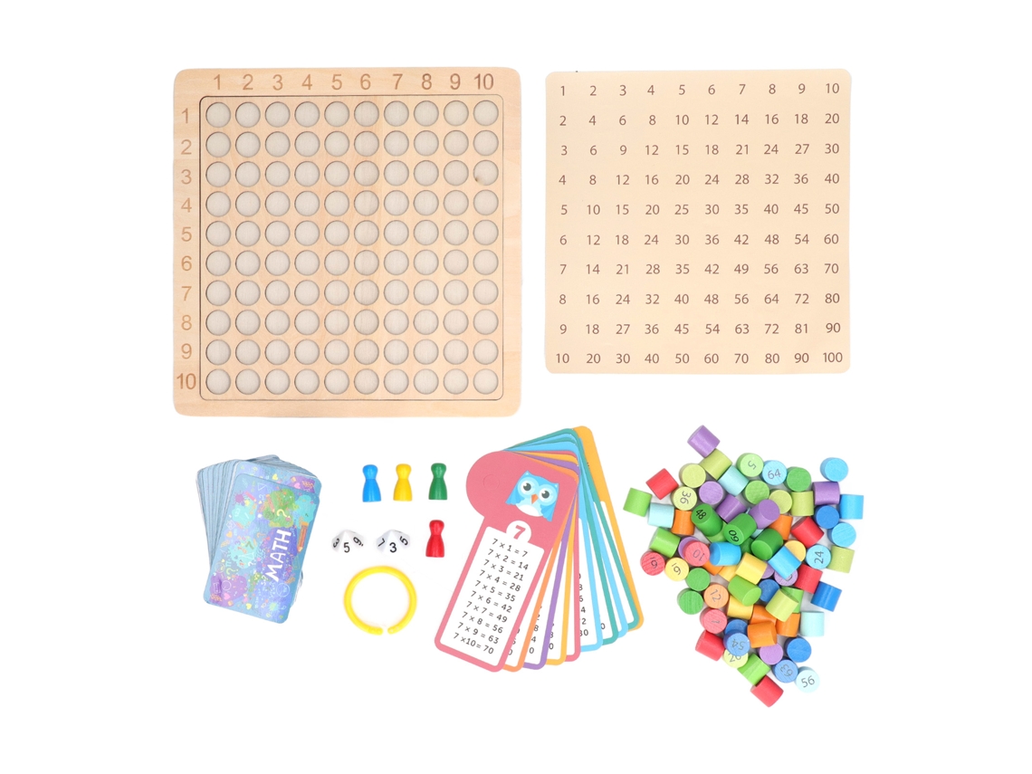 Mali placa de Multiplicação de Madeira 3 em 1 Brinquedo Educativo de Aprendizagem Matemática para Crianças