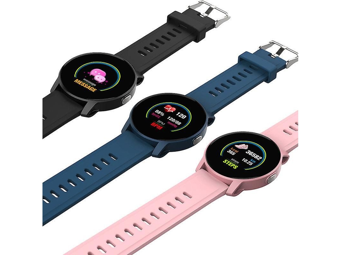 Assista Contagem De Passos Pressão Arterial Adulta Monitoramento De Oxigênio No Sangue Esportes Eletrônicos Bluetooth Pulseira Medição De Temperatura