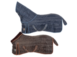Cobertor de Estábulo para Cavalos de Box com Cobertura de Pele de Carneiro para O Pescoço TATTINI 330 G
