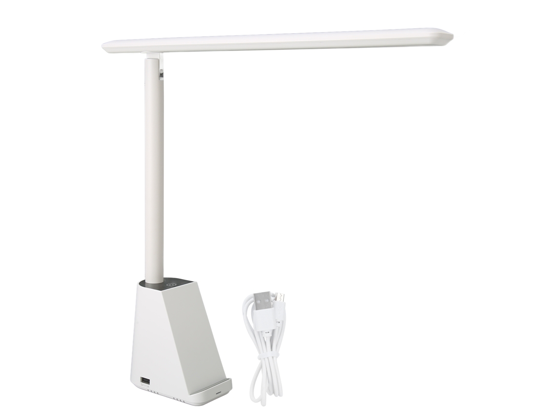 Aetheria lâmpada de Mesa Led com Proteção Ocular, 3 Temperaturas de Cor e Controle Táctil Usb Portátil