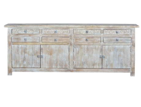 Aparelho de Madeira de Manga Branca Envelhecida 100X200X44 GINER Y COLOMER