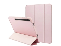 Capa Para Tablet Lurelia, Para Samsung Galaxy Tab S9 X710 Com Dissipação De Calor Em Favo De Mel De Silicone E, Rosa, Fixação Magnética