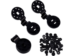 Conjunto de 40 Prendedores para Tela Sombreamento AQUAFORGE