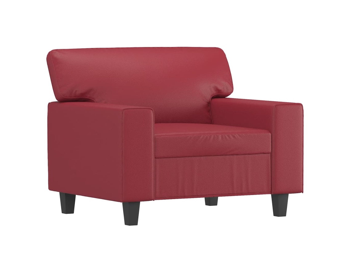 Sofa Chair, Sofa Chairs Vidaxl Vermelho Couro Artificial (n/a)