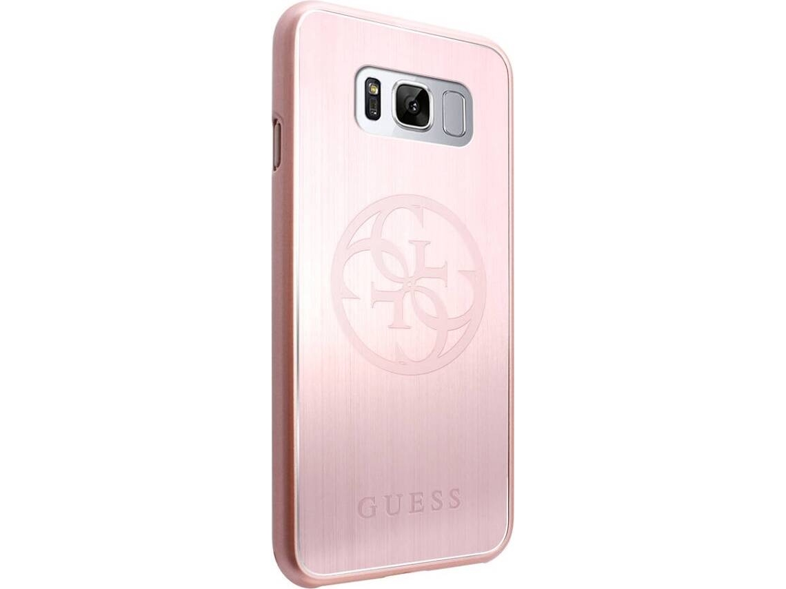 Capa Samsung Galaxy S8 GUESS Aluminium Rosa