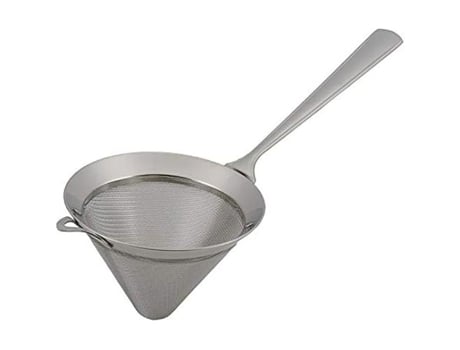 Coador de Cozinha PIAZZA 12 Cm Malha Fina de Aço Inoxidável
