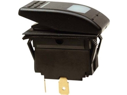 Painel SEACHOICE Rocker Switch On Off Iluminated Preto