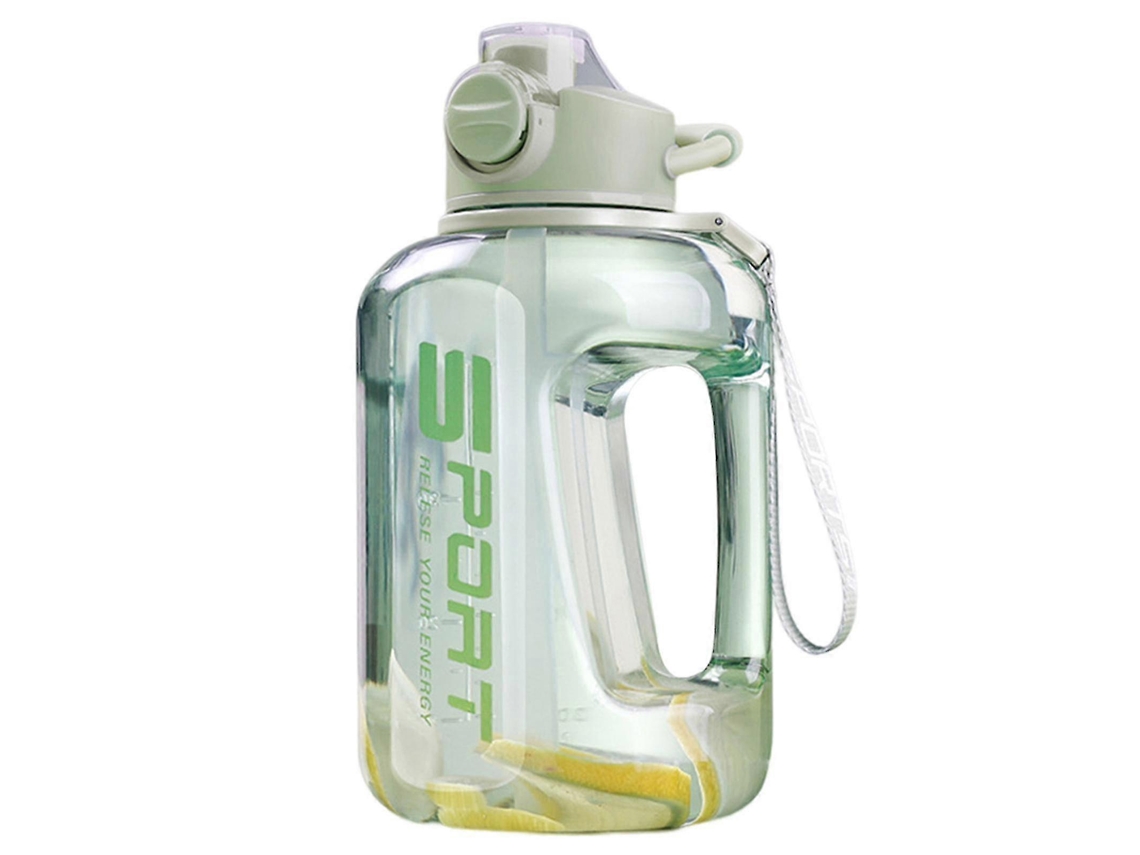 Garrafa de água de 1700ml com canudo MDUG