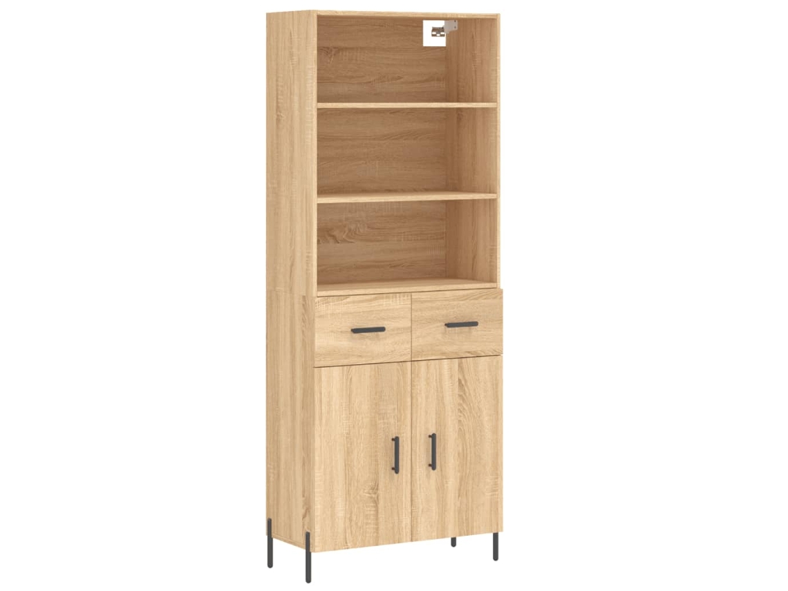 Guarda-roupa alto derivado de Madeira Cor Sonoma MAISON EXCLUSIVE (69,5x34x180 cm)
