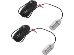 2 Luzes Led Subaquáticas de 12v para Pesca, 108 Unidades na Cor Verde, para Localizar Iscas de Peixe. SFUSHOS