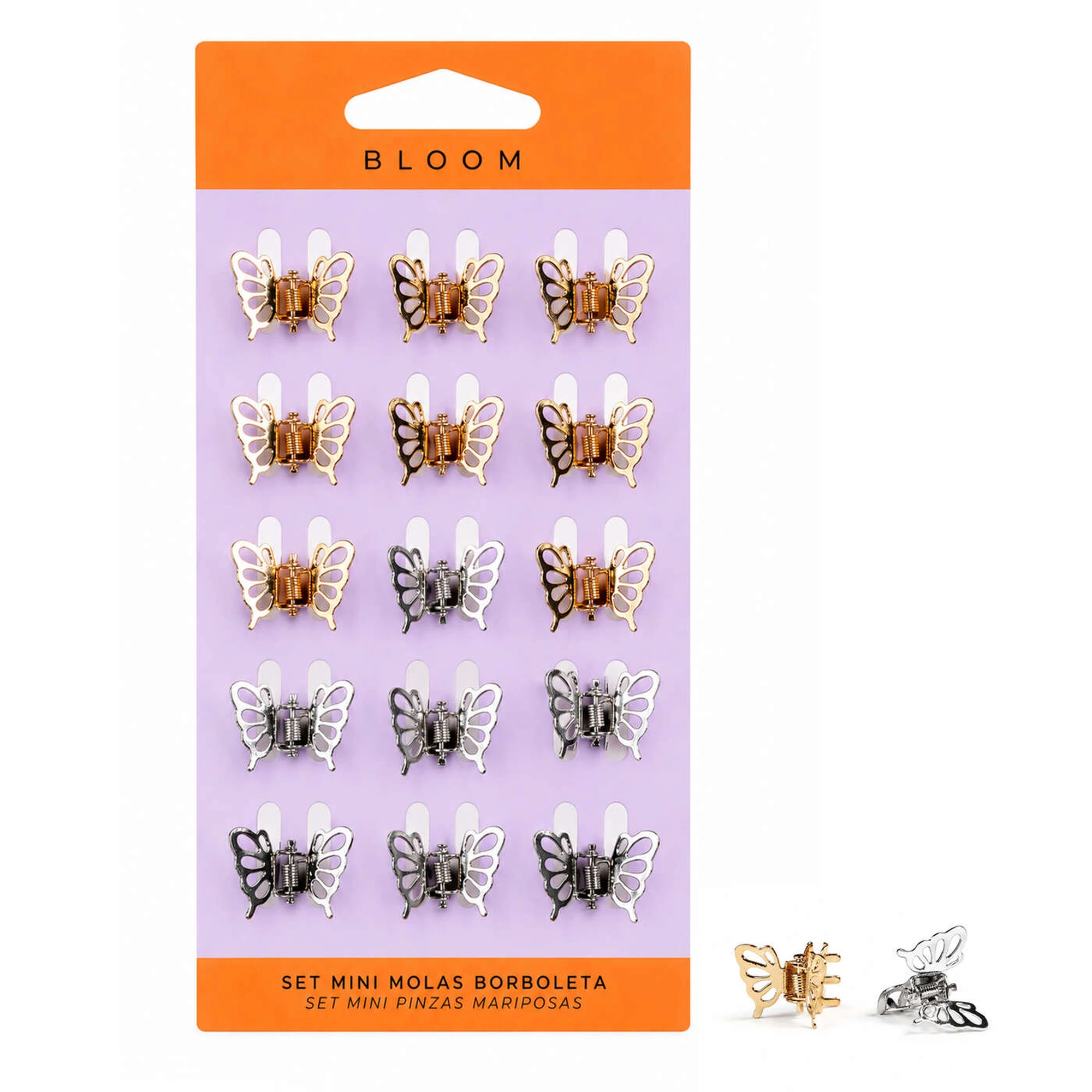 Set De Mini Molas Borboleta