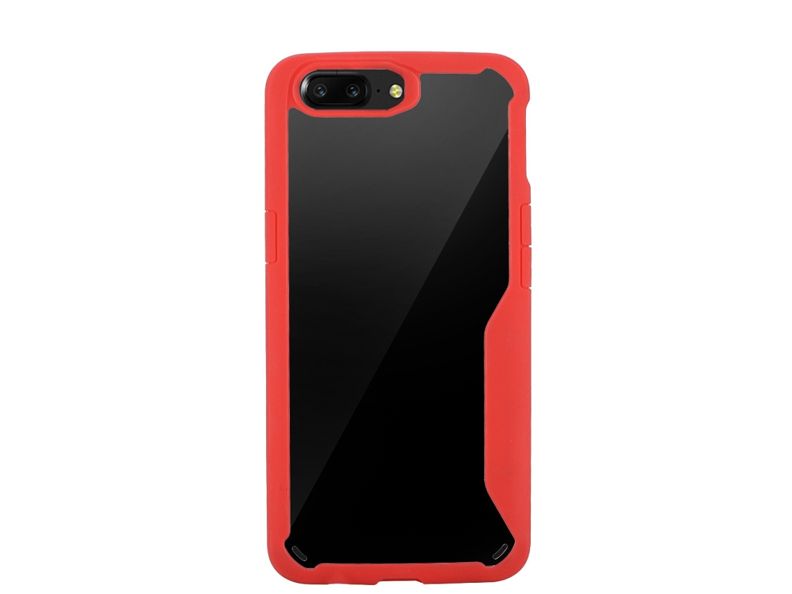 Capa LAXISCREED Oneplus 5 Vermelha Macia Protectora