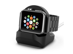 Soporte de carga para iwatch switch, base de silicona con orificio para cable, estable y antideslizante | S/MARCA