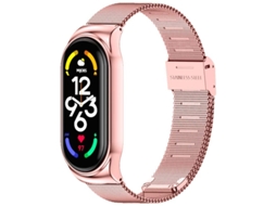 Pulseira Xiaomi Smart Band 7 Milanesa Clipe Rosa Oem