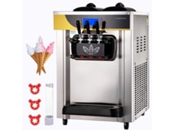 Máquina De Gelados Soft Profissional Com 3 Sabores, Capacidade 30l/h, Limpeza Automática Tekmaquinas