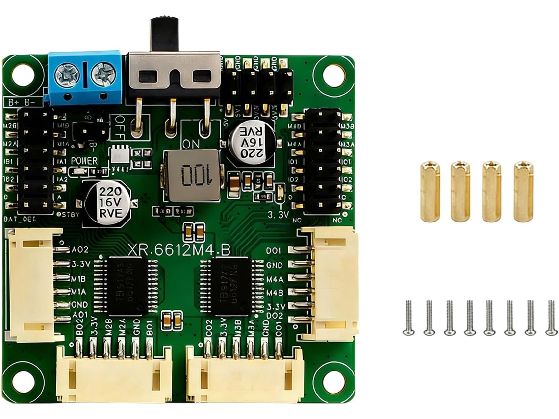 Módulo De Driver De Motor De Canal Tb6612 Dc6-15v, Com Interfaces
