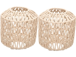 Conjunto De 2 Peças De Cúpulas De Papel Trançado Em Estilo Chinês Para Lustres Criativos.