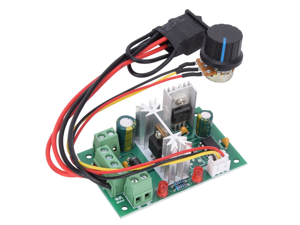 Laxiscreed Controlador De Velocidade Para Motores Dc 6-30v, Fácil De Usar Em Projetos De Automação