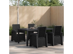 Vidaxl Conjunto De Jantar Para Jardim 5 Unid. Pp