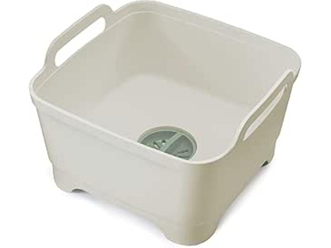 Washdrain™ Joseph Joseph Cuenco Lavagem Tampão Drenagem Eficiente Tampa Coador Mango Ergonômico Ideal Pratos Utensílios Mais Cor Stone/green
