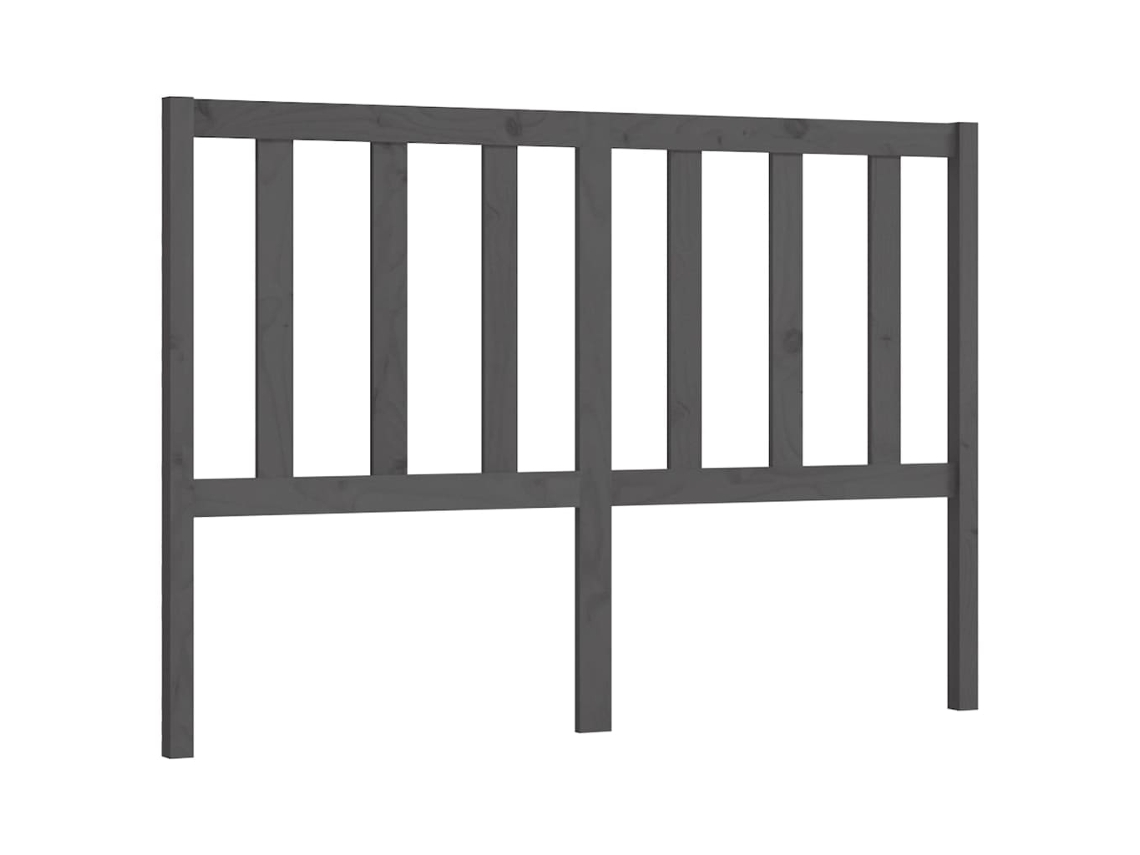 Bed Headboard, Bed Headboards Vidaxl Cinzeto Madeira De Pinho (126 X 100 Cm)