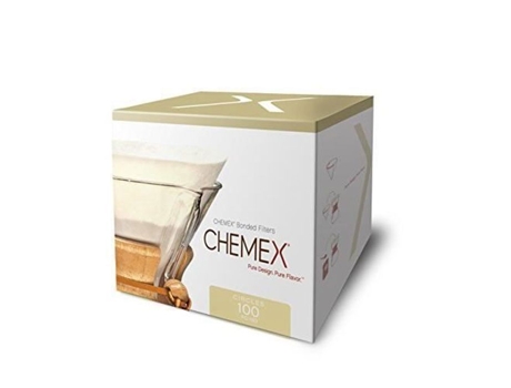 Filtros De Café Em Papel, Pacote De 100 Chemex