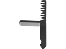 Plástico Dupla Face Pente Com Dentes Longo Para Viagem.