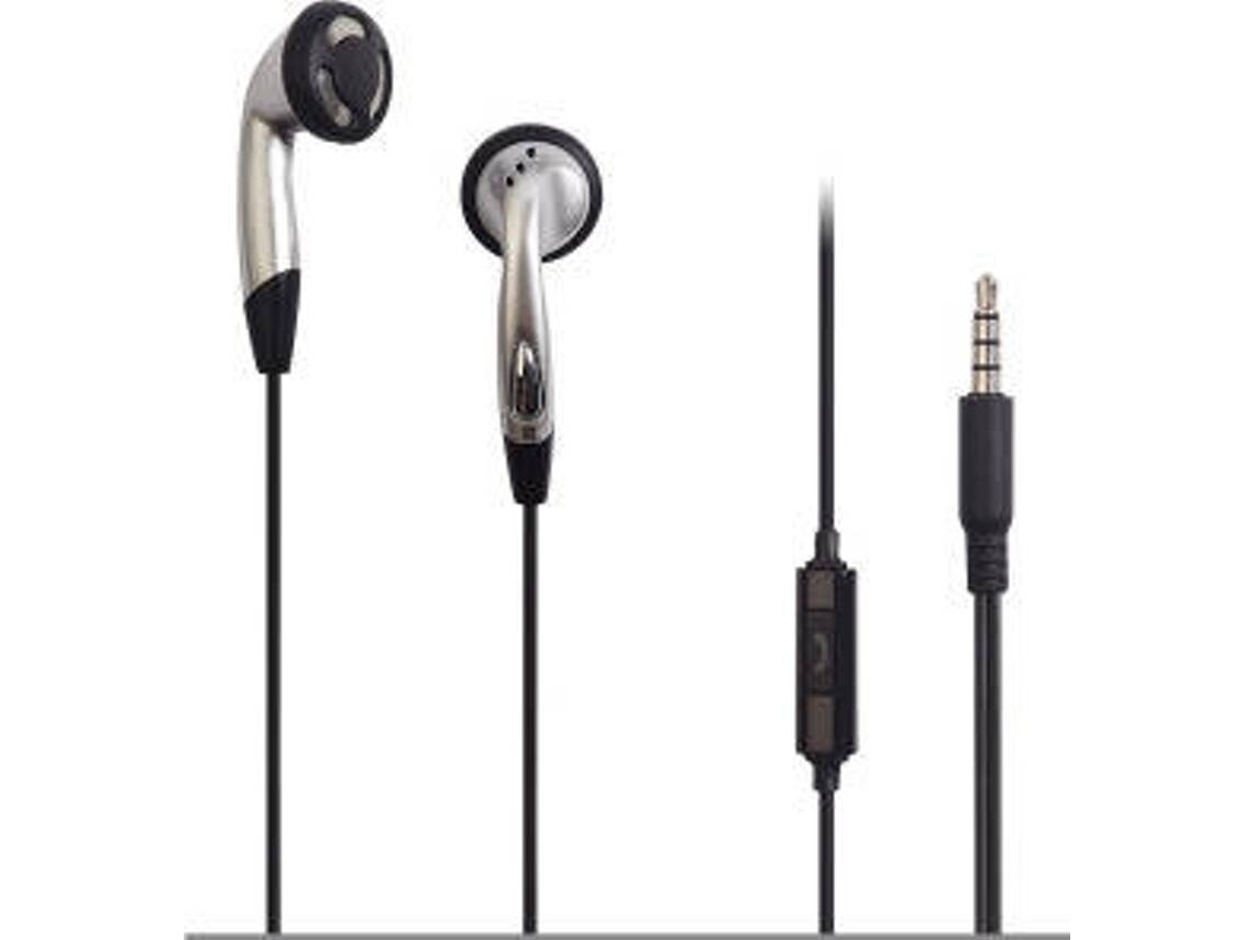 Auriculares com Fio FONESTAR Fa-388M (In Ear - Microfone - Preto)