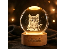 Luminária Noturna Led Personalizada Em Formato De Bola Uma Homenagem A