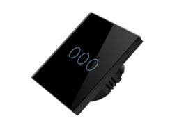 Interruptor inteligente Wi-Fi Single Fio, compatível com aplicativo e comando de voz, tensão Faixa AC 90-240V