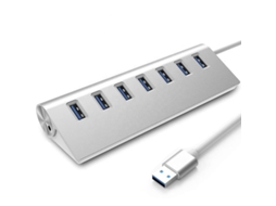 Hub Usb, Com Alimentação Nt, 2.0 De 7 Portas E Portas Com Interruptor Liga/desliga, Hub Adaptador De Energia, Usb 2.0, Para Dispositivos Usb