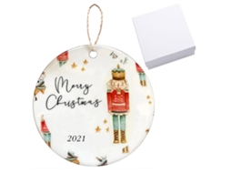 Laxiscreed Bola De Natal Com Quebra-nozes Para Decoração De Árvore, Diy, Festa E Vela