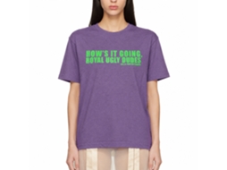 Rockinstone Bill And Ted Ugly Heather Purple Adult T-shirt Size:l
