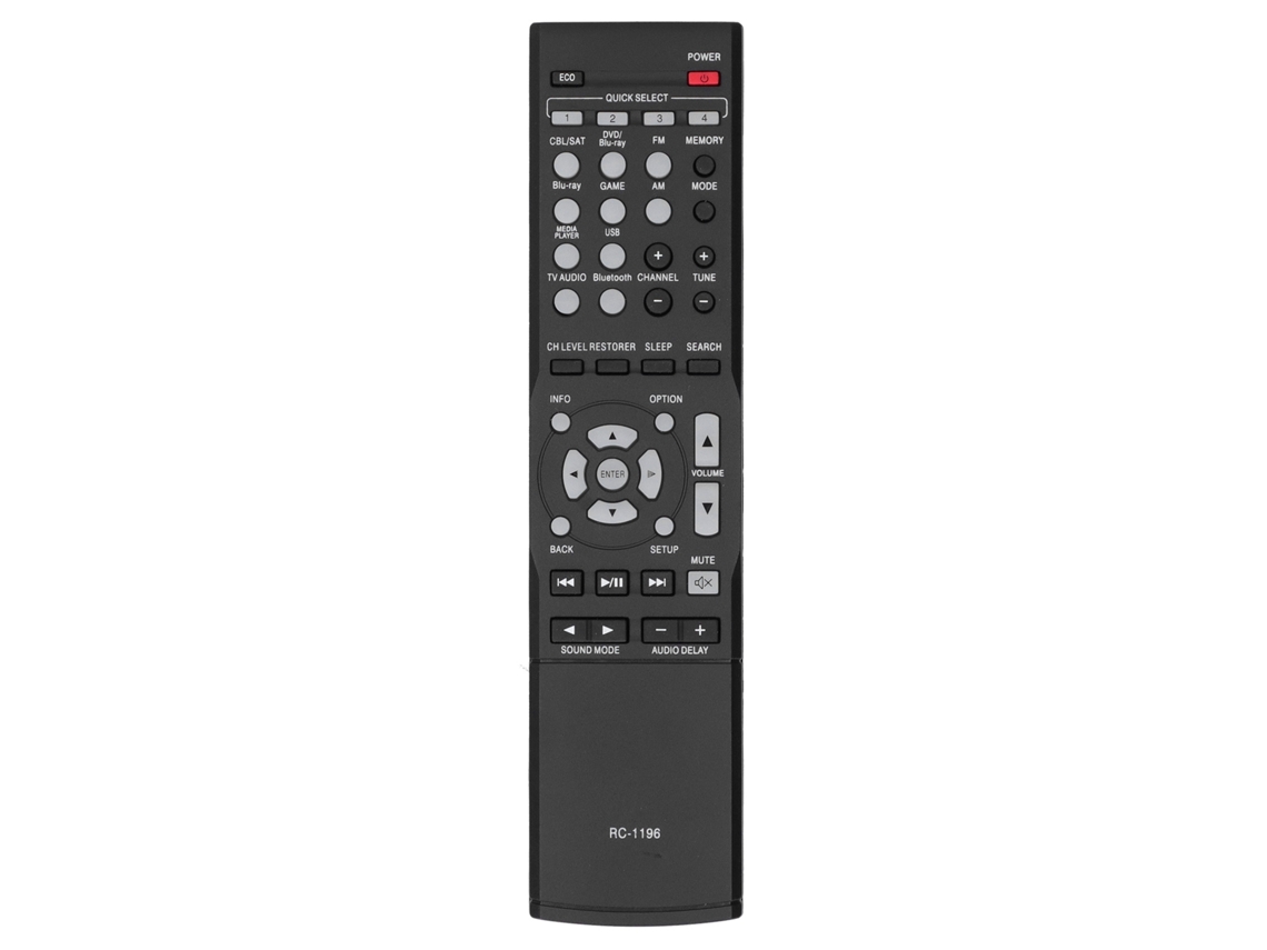 Controle Remoto Rc1196 Para Receptor De Áudio E Vídeo Denon Avr-x520bt Avr-s500bt