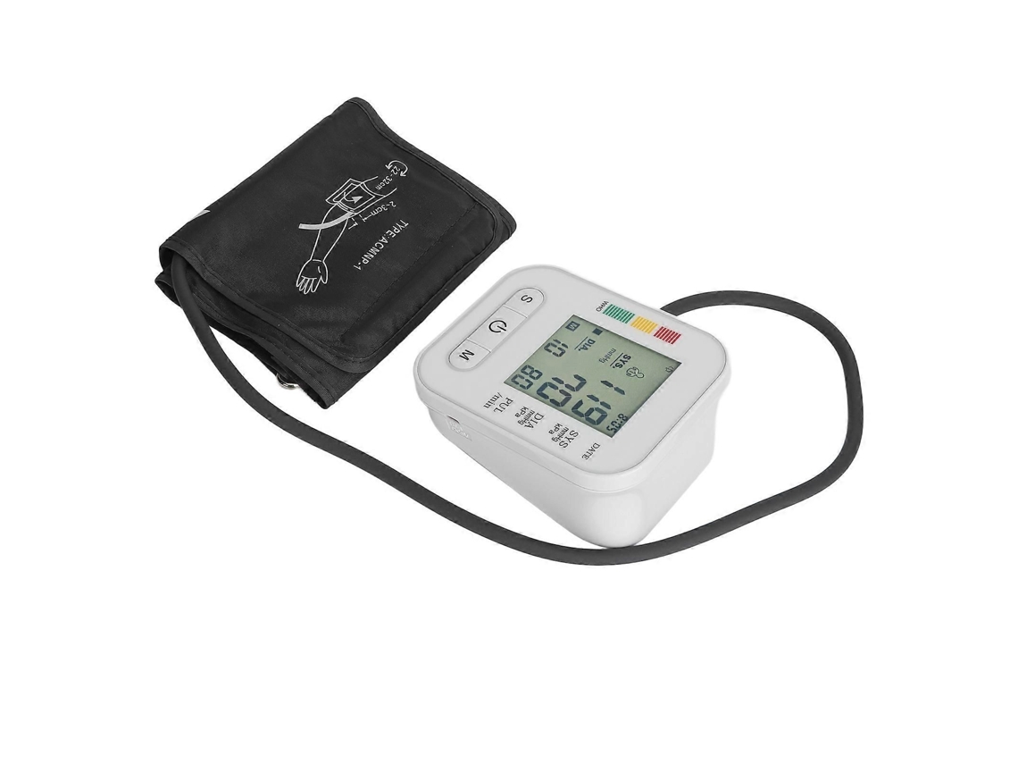 Monitor de Pressão Arterial Braço com Visor Lcd Grande e Alta Precisão. Frequência Cardíaca Manguit o Incluso. Transmissão Dados. GOKOCO